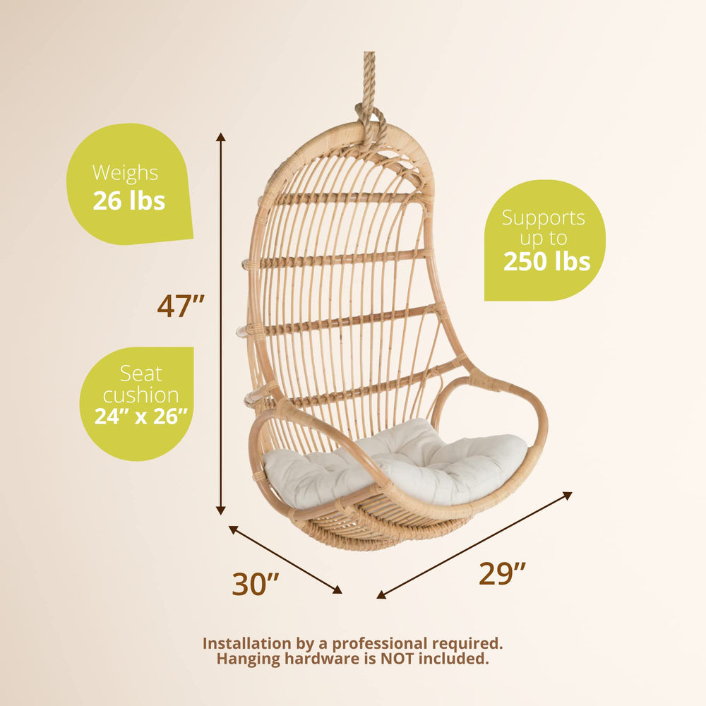 Hanging Rattan Swing Chair - From Where - 