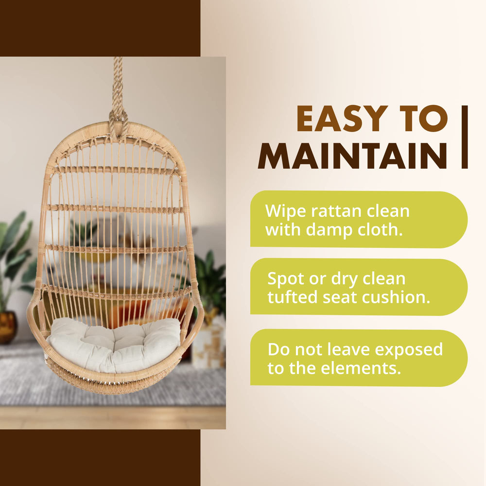 Hanging Rattan Swing Chair - From Where - 