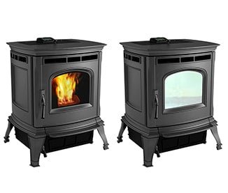 Harman Absolute43 Pellet Stove (Black) - From Where - 