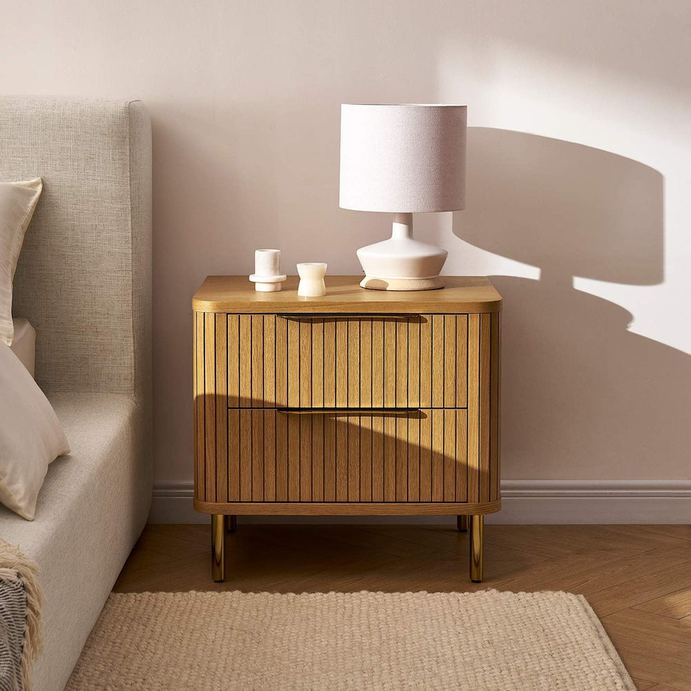Harper 2-Drawer Nightstand - From Where Finds -
