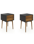 Harper Wood Nighstand With Storage - From Where - 