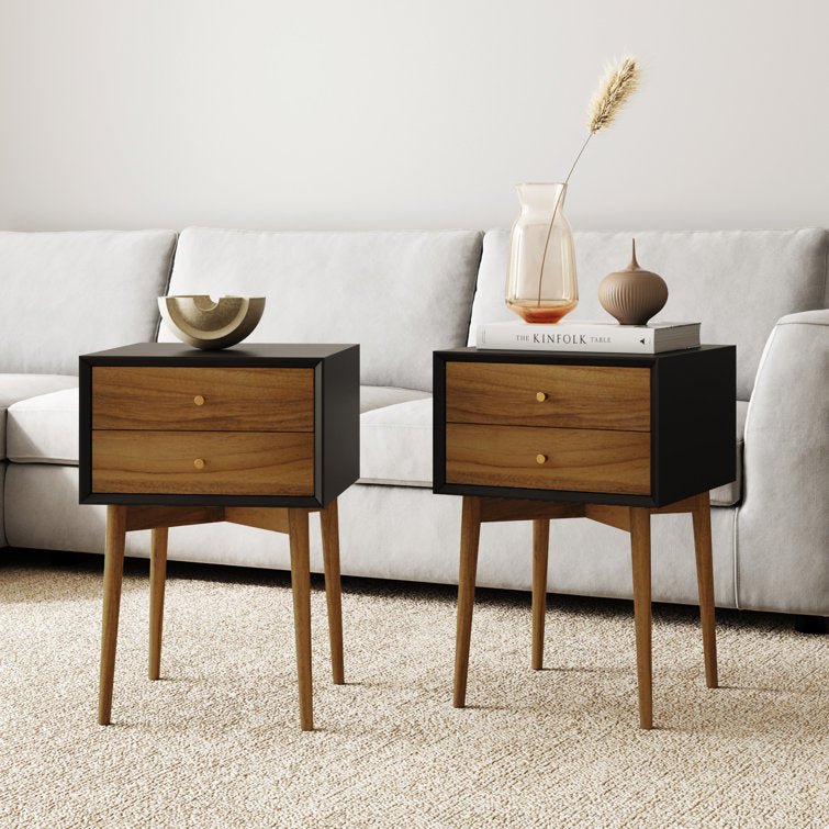 Harper Wood Nighstand With Storage - From Where - 