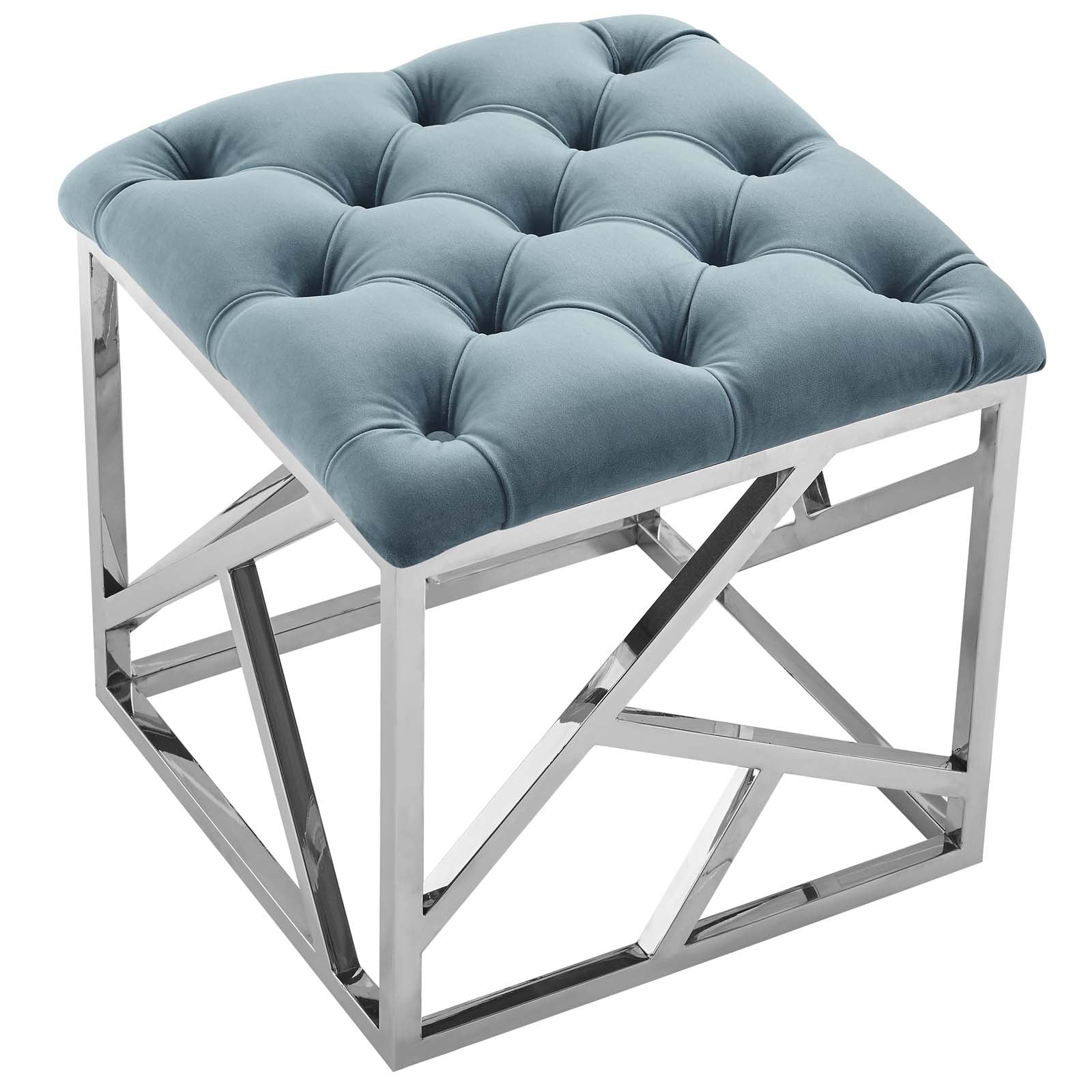 Harry Metal Ottoman - From Where - 