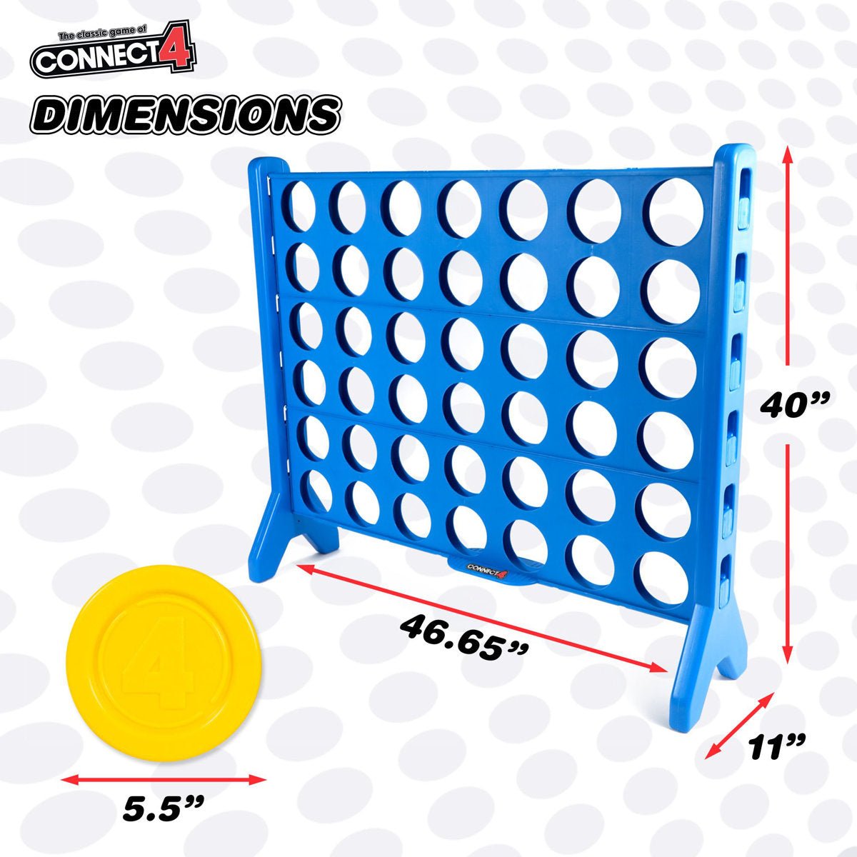 Hasbro's Original Connect4 Super - Sized - From Where - 