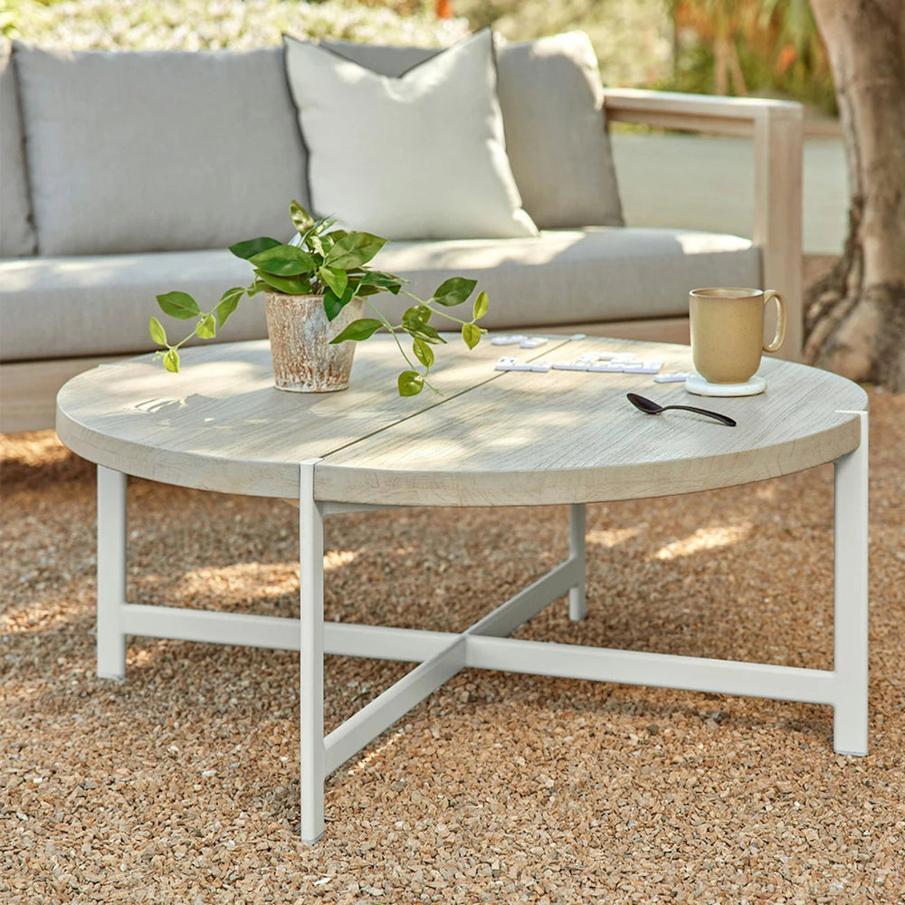 Haskel 40" Outdoor Coffee Table - From Where - 