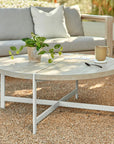 Haskel 40" Outdoor Coffee Table - From Where - 