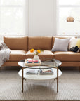 Haven Loft Leather Sofa (86") - From Where - 