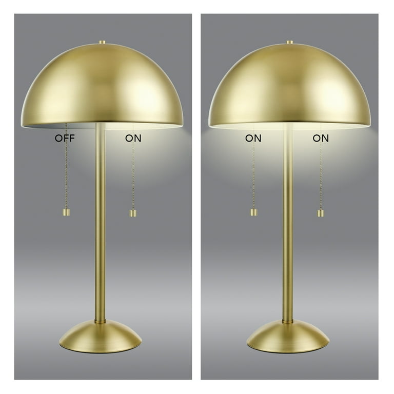 Haydel 2 - Light Matte Brass Table Lamp - From Where - 