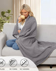 Heated Electric Throw Blanket - From Where - 