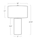 Heavenly Mother of Pearl Table Lamp - From Where - 