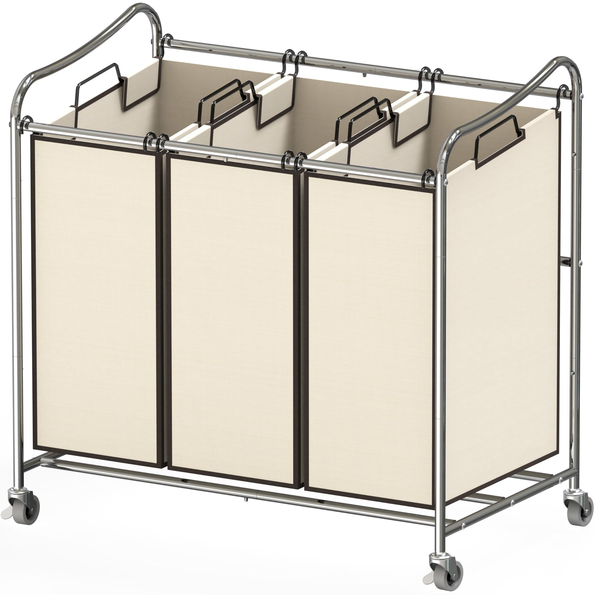 Heavy - Duty 3 - Bag Laundry Sorter Cart - From Where - 