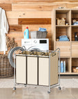 Heavy - Duty 3 - Bag Laundry Sorter Cart - From Where - 