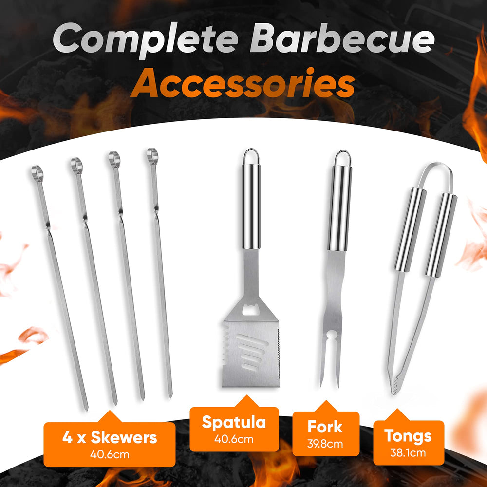 Heavy Duty BBQ Grill Tools Set - From Where - 