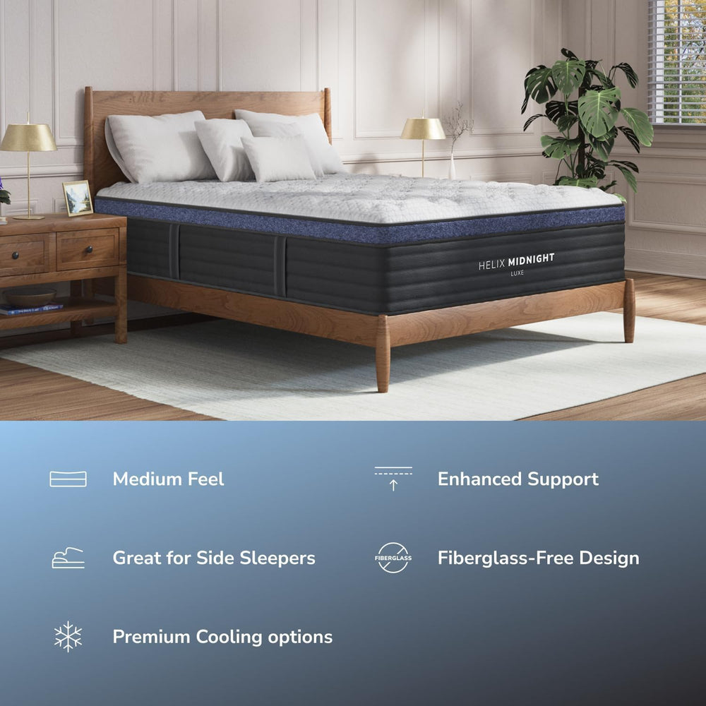 Helix Midnight Luxe Queen Mattress - From Where Finds - 
