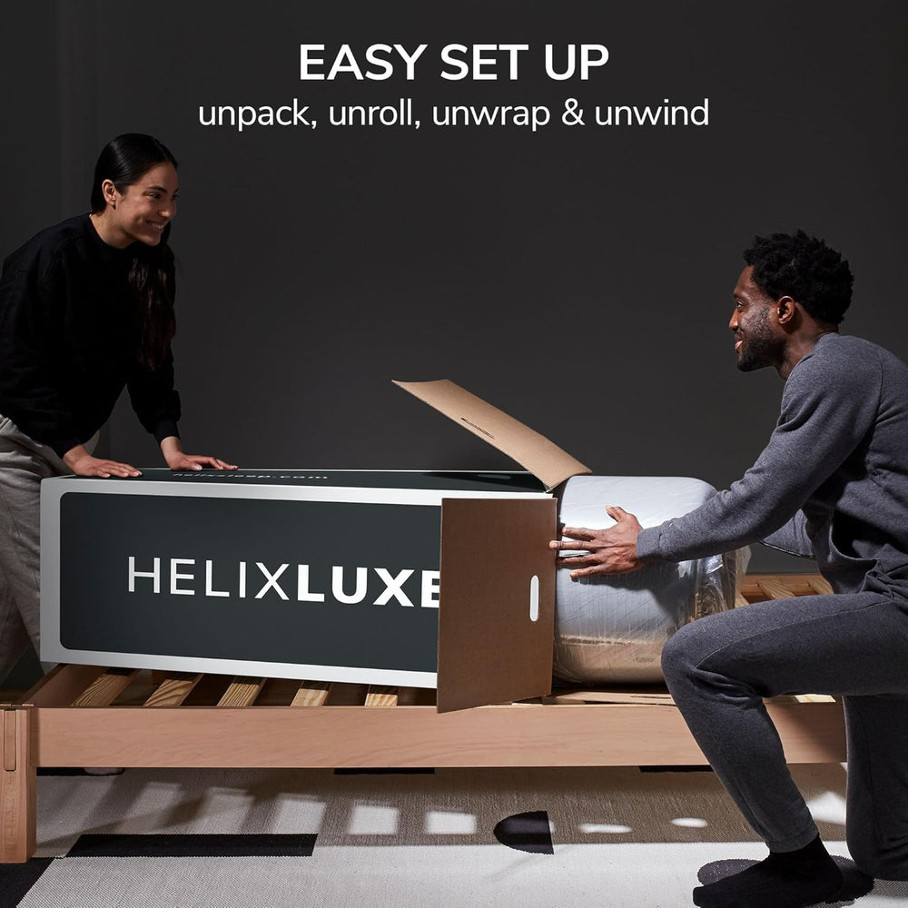 Helix Midnight Luxe Queen Mattress - From Where Finds - 
