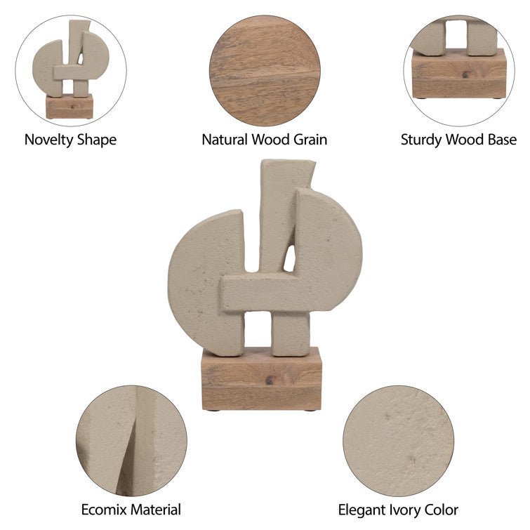 Hellinger Ecomix and Wood Artisanal Sculpture - From Where - 