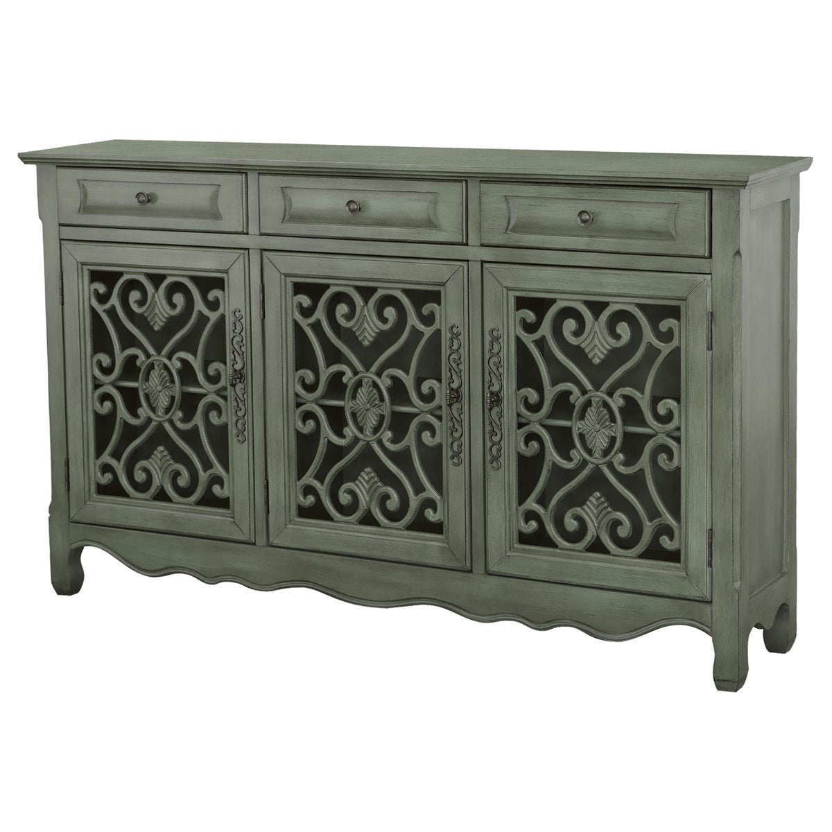 Helvic 60&quot; 3 - Drawer Sideboard - From Where - 