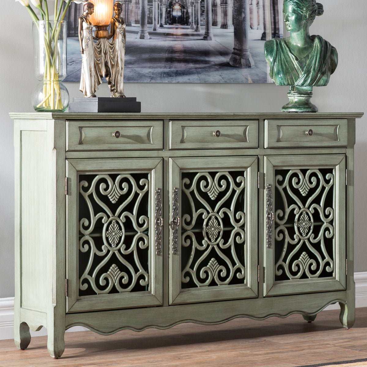 Helvic 60" 3 - Drawer Sideboard - From Where - 