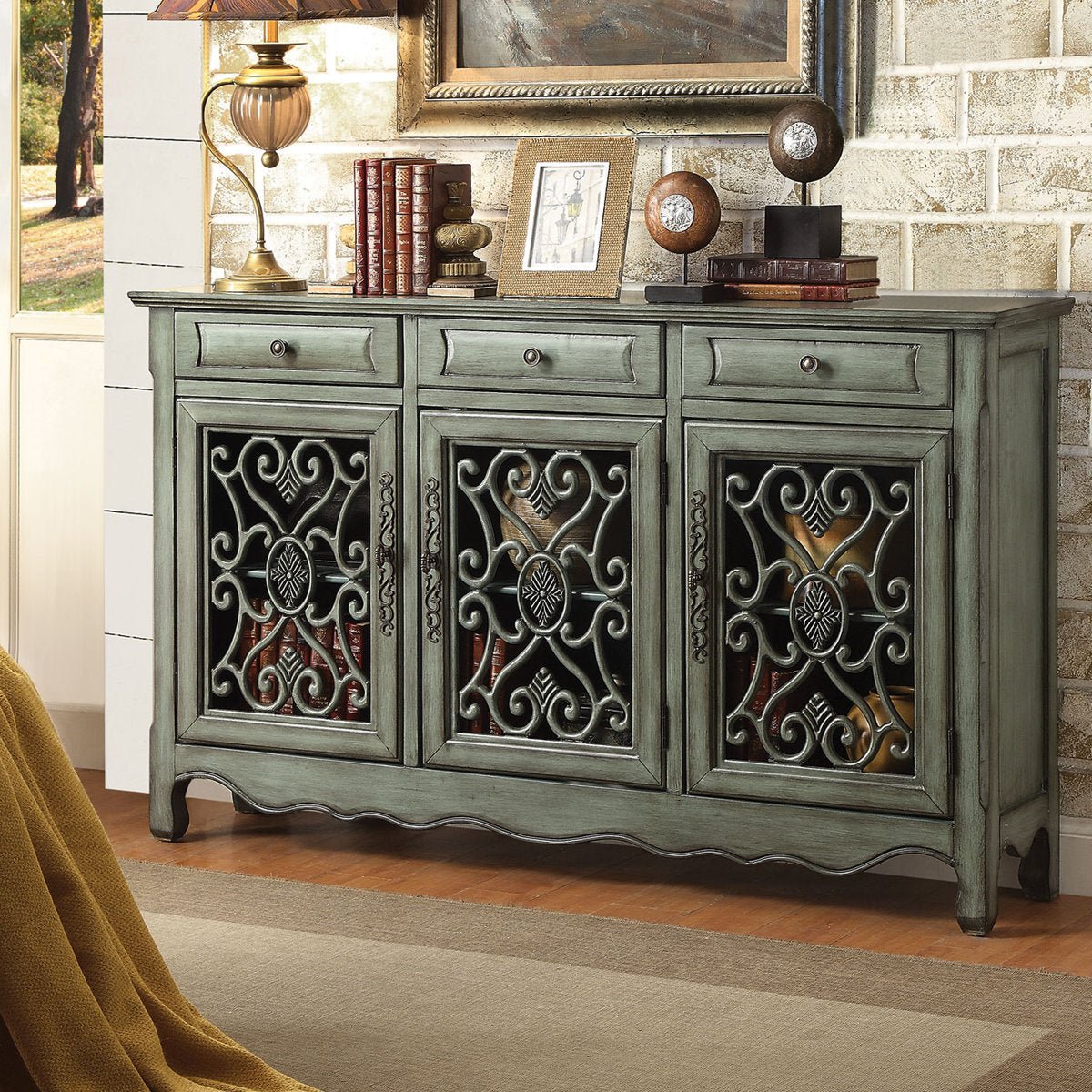 Helvic 60" 3 - Drawer Sideboard - From Where - 