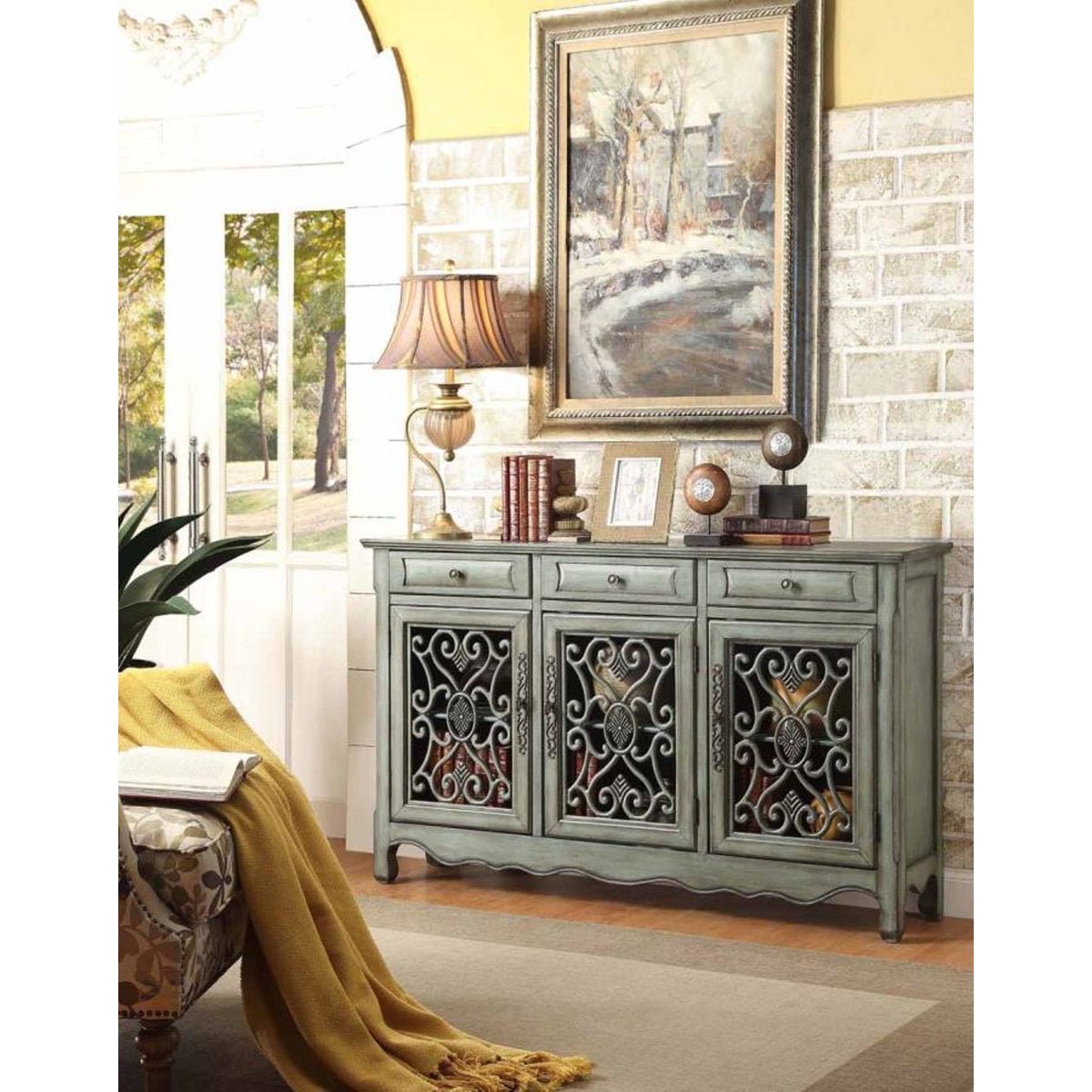 Helvic 60" 3 - Drawer Sideboard - From Where - 