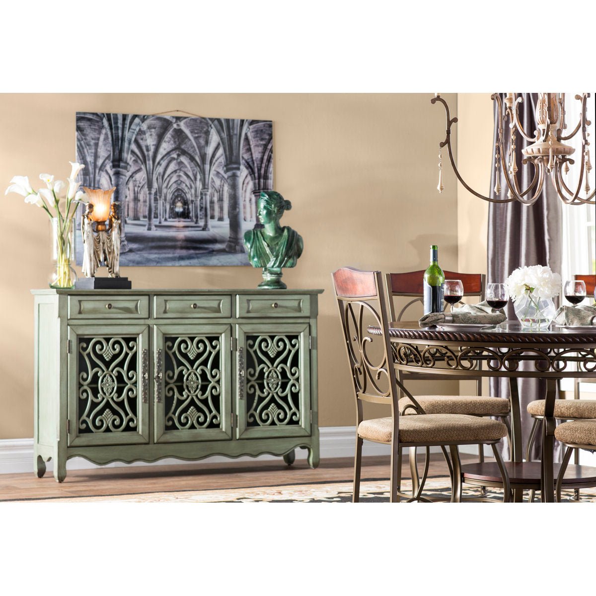 Helvic 60" 3 - Drawer Sideboard - From Where - 
