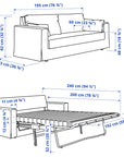 Hemmesta Sleeper Sofa Light Beige - From Where - 