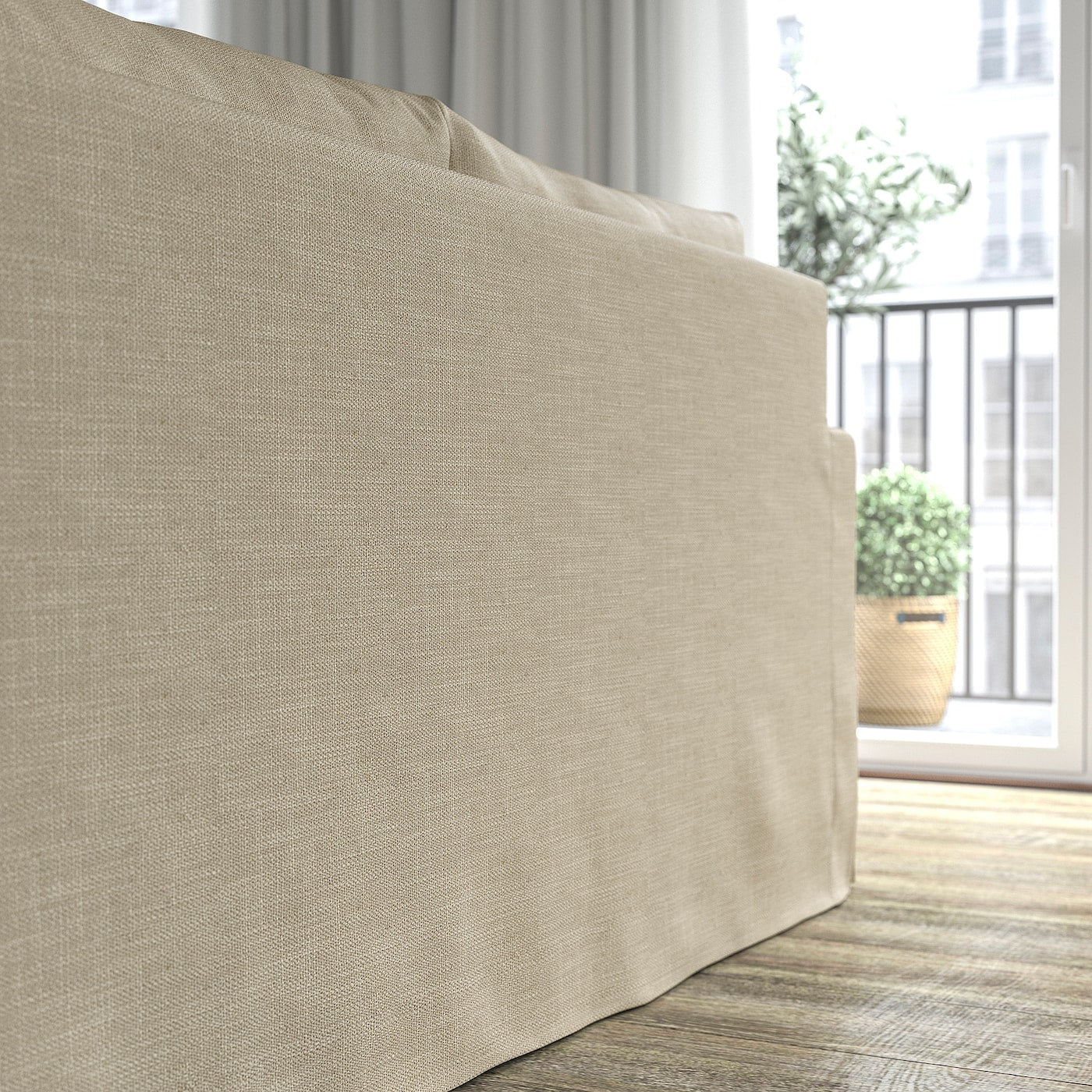 Hemmesta Sleeper Sofa Light Beige - From Where - 