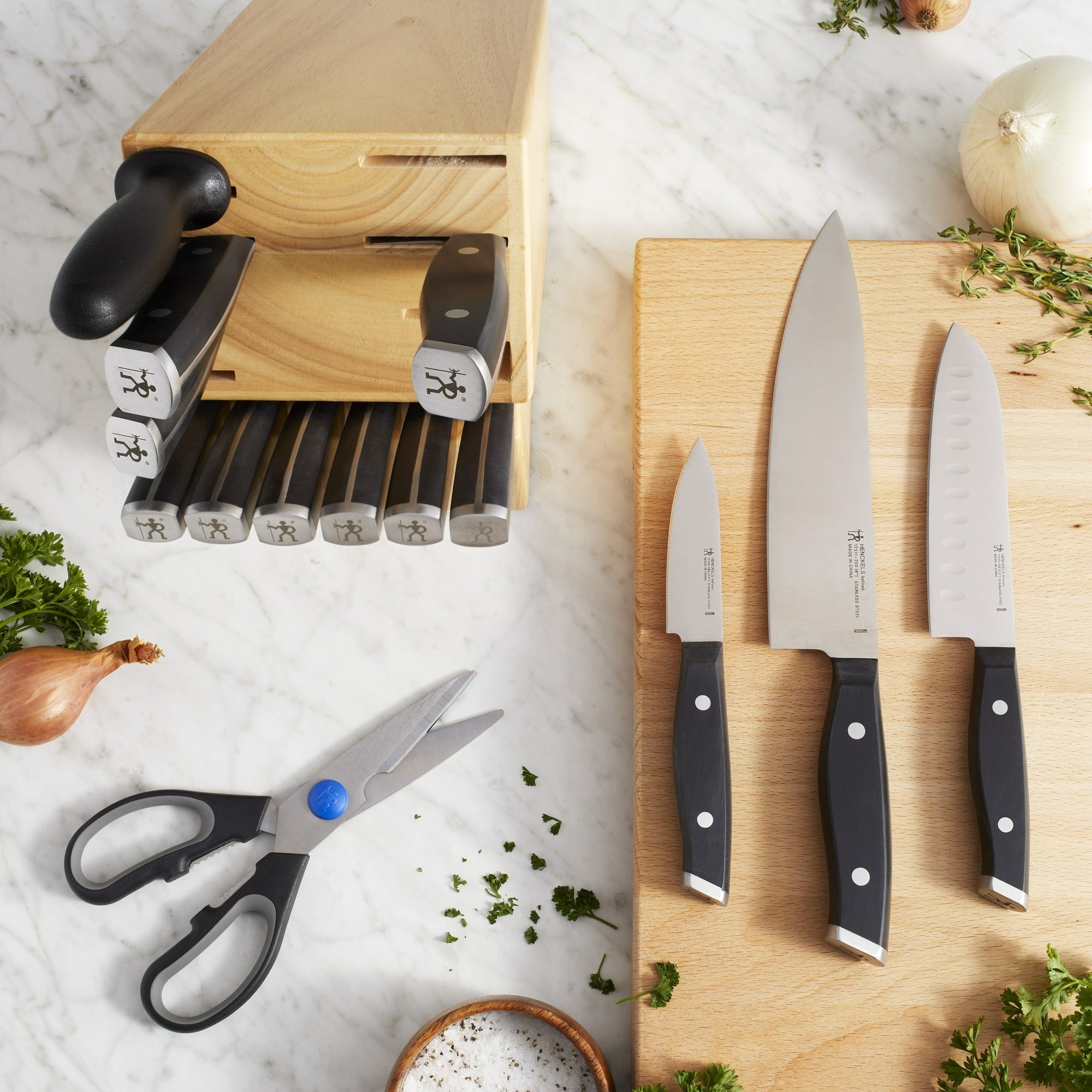 Henckels Refined 15 - Piece Knife Block Set - From Where - 