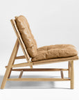 Henning Leather Accent Chair - From Where - 