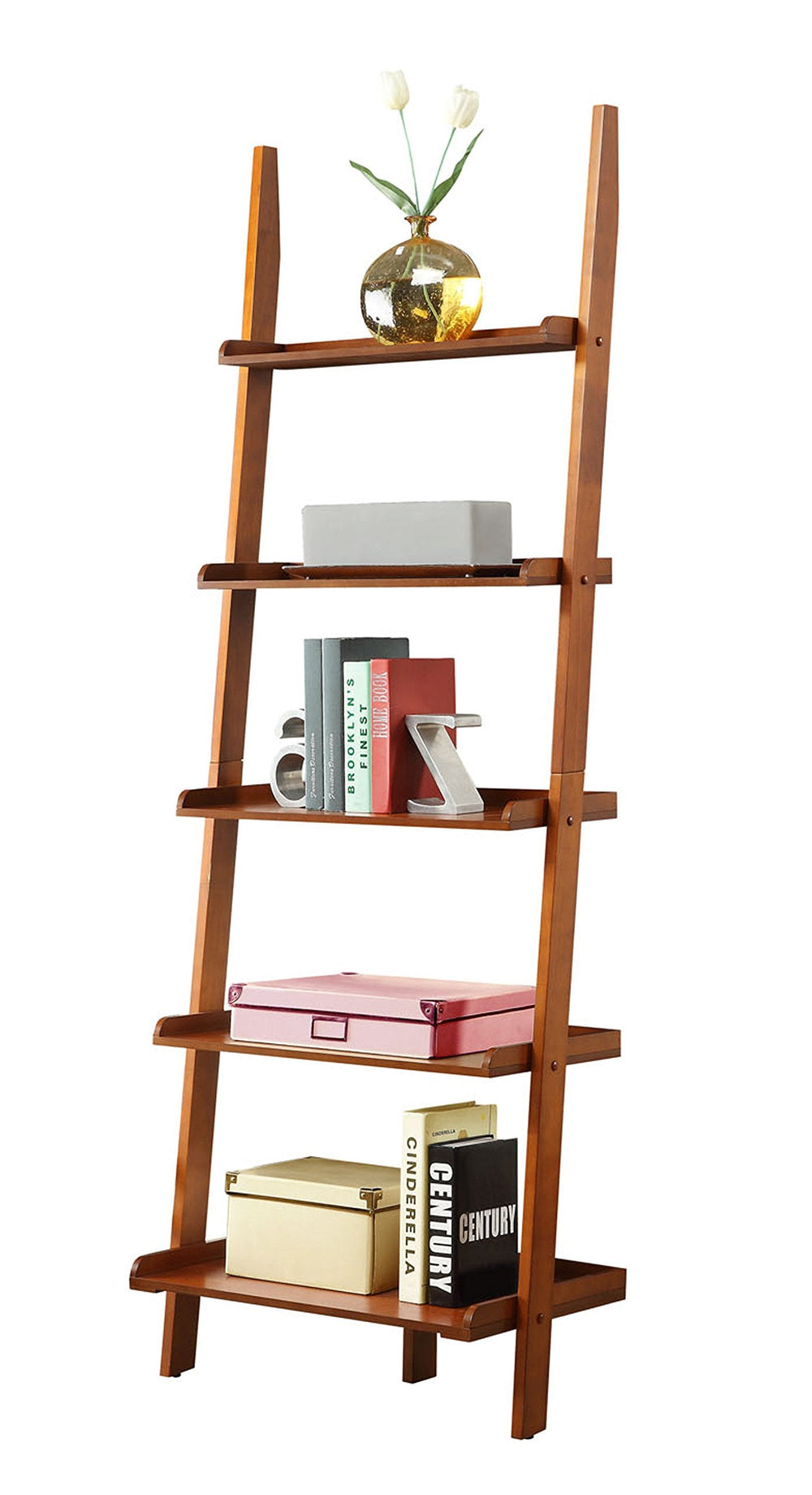 Heritage Bookshelf Ladder in Cherry - From Where - 