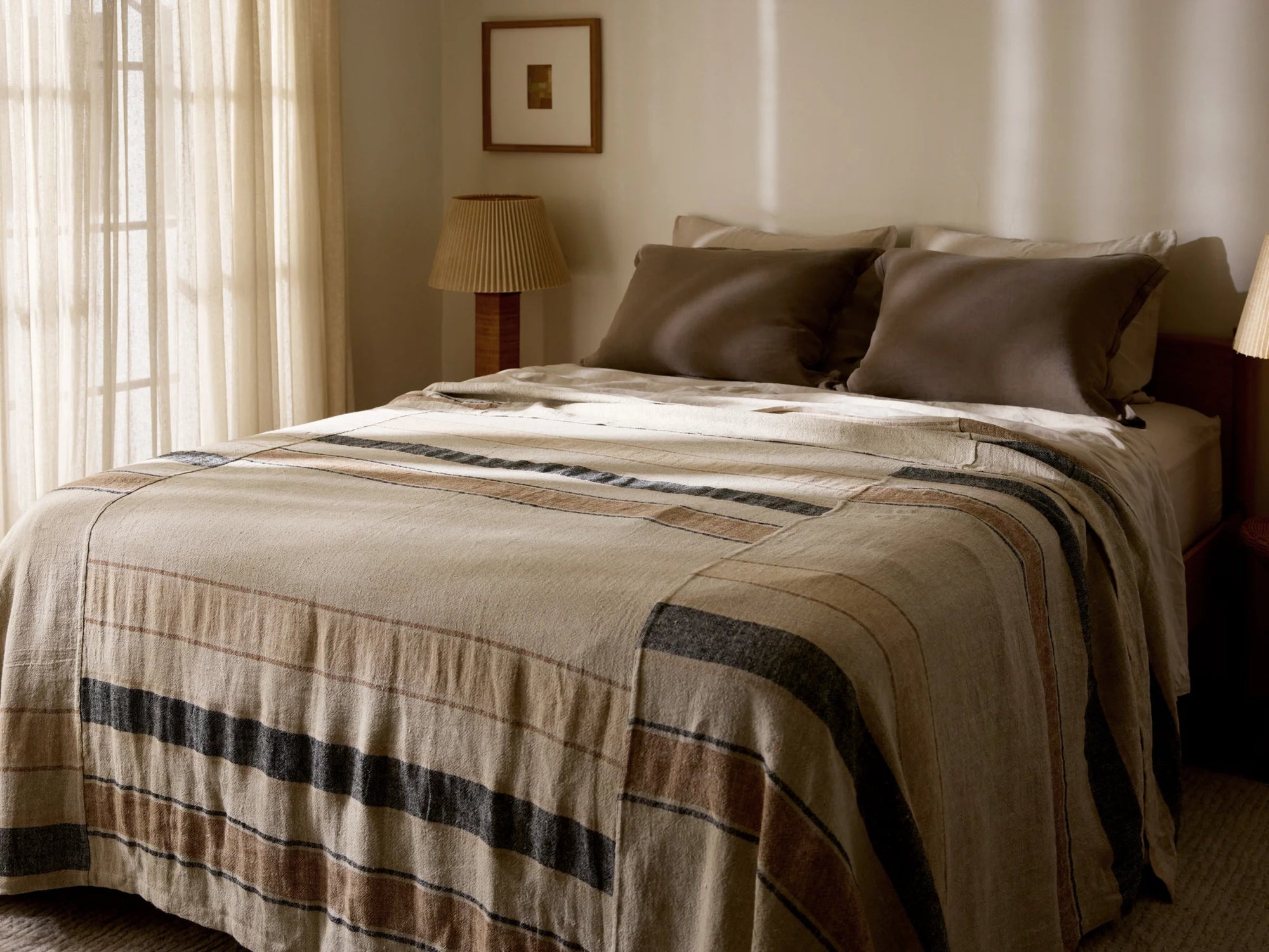 Heritage Linen Bed Cover - From Where - 