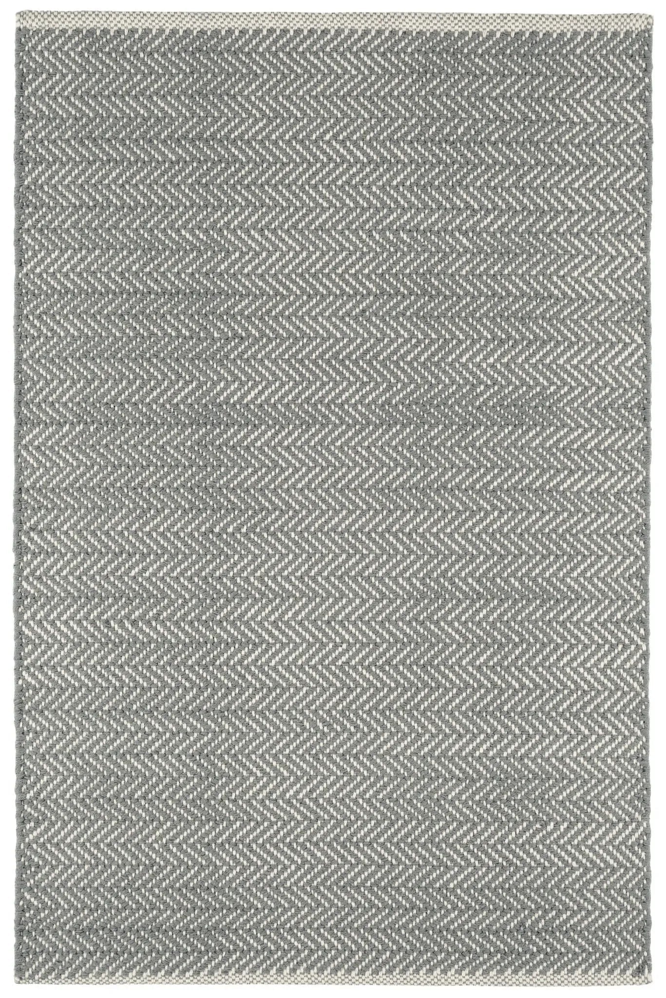 Herringbone Handwoven Cotton Rug - From Where Finds - 