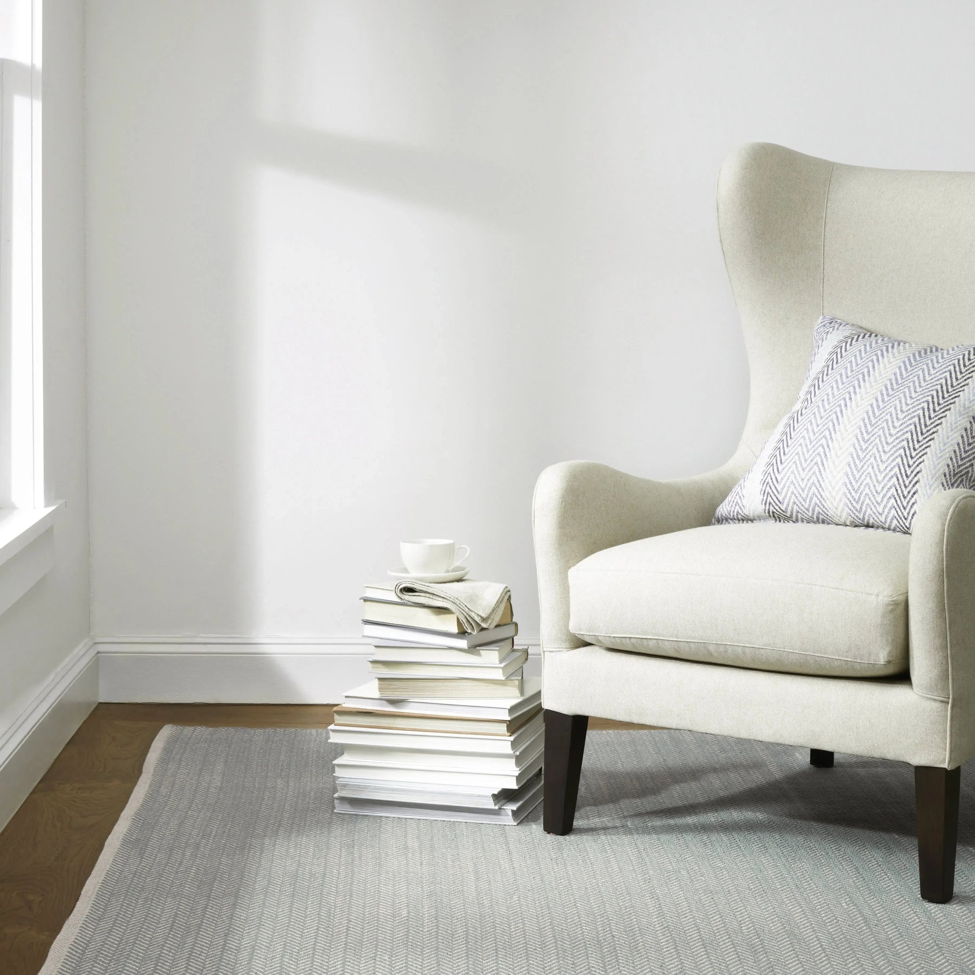Herringbone Handwoven Cotton Rug - From Where Finds - 