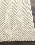 Herringbone Wool/Jute Rug - From Where Finds - 