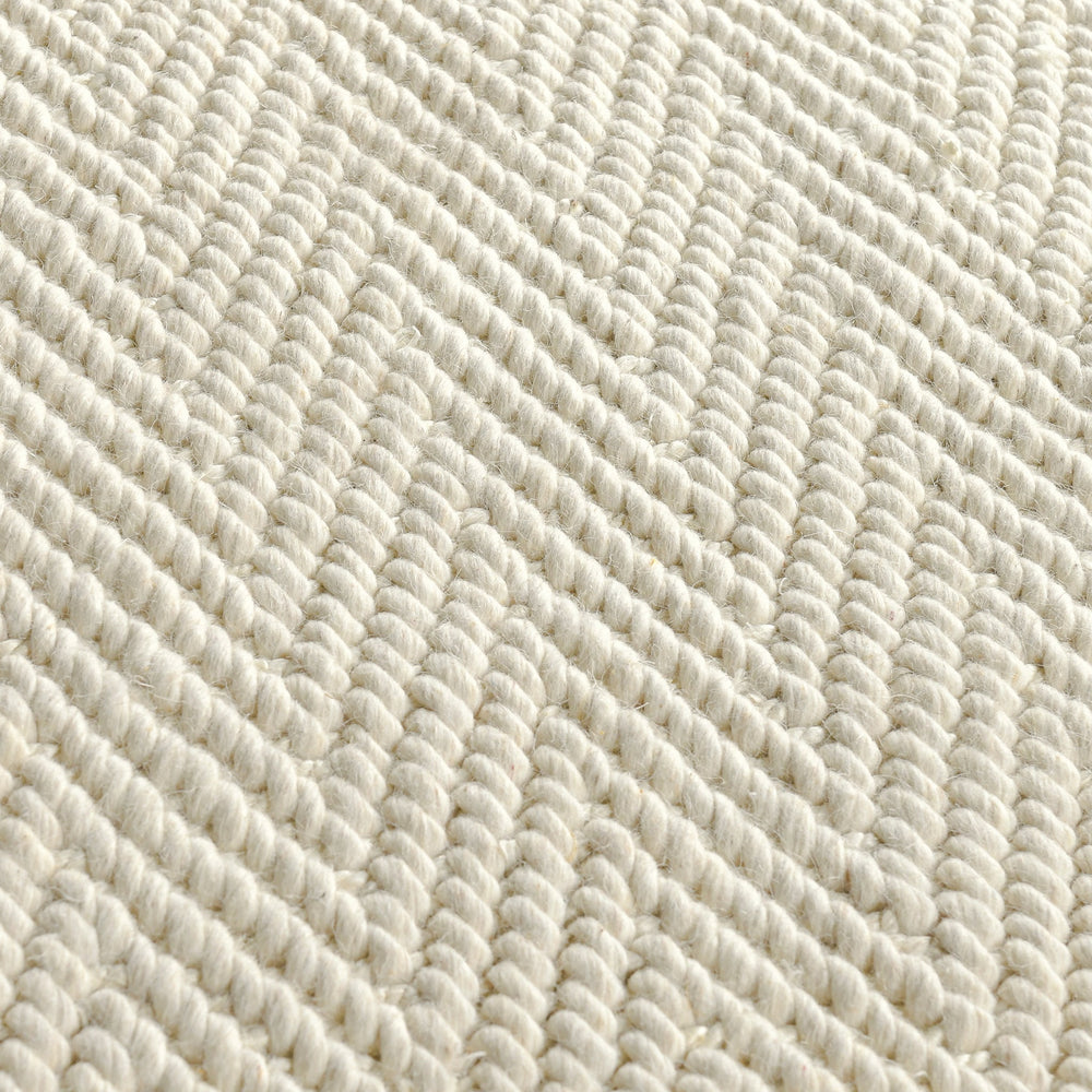 Herringbone Wool/Jute Rug - From Where Finds - 