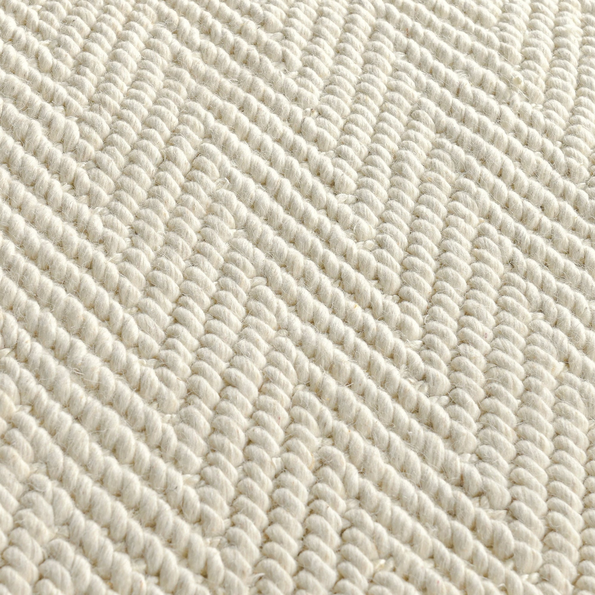 Herringbone Wool/Jute Rug - From Where Finds - 