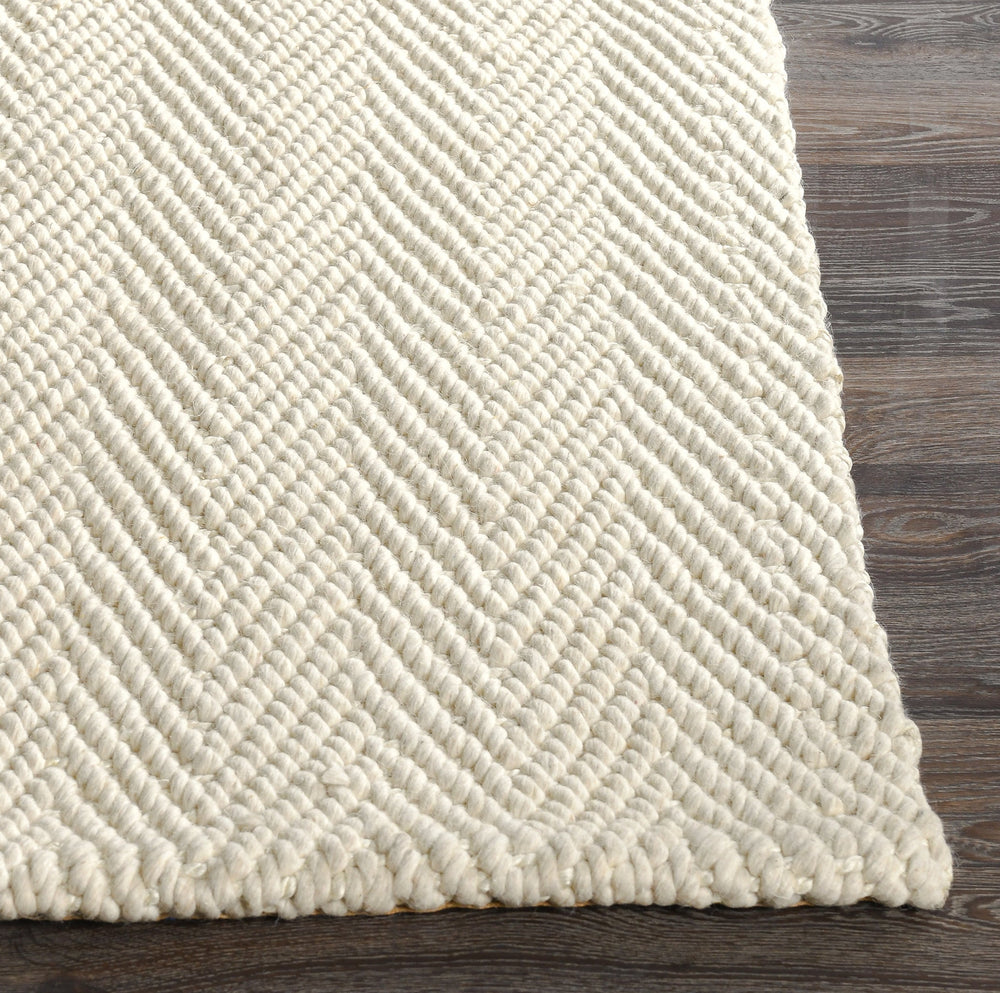 Herringbone Wool/Jute Rug - From Where Finds - 