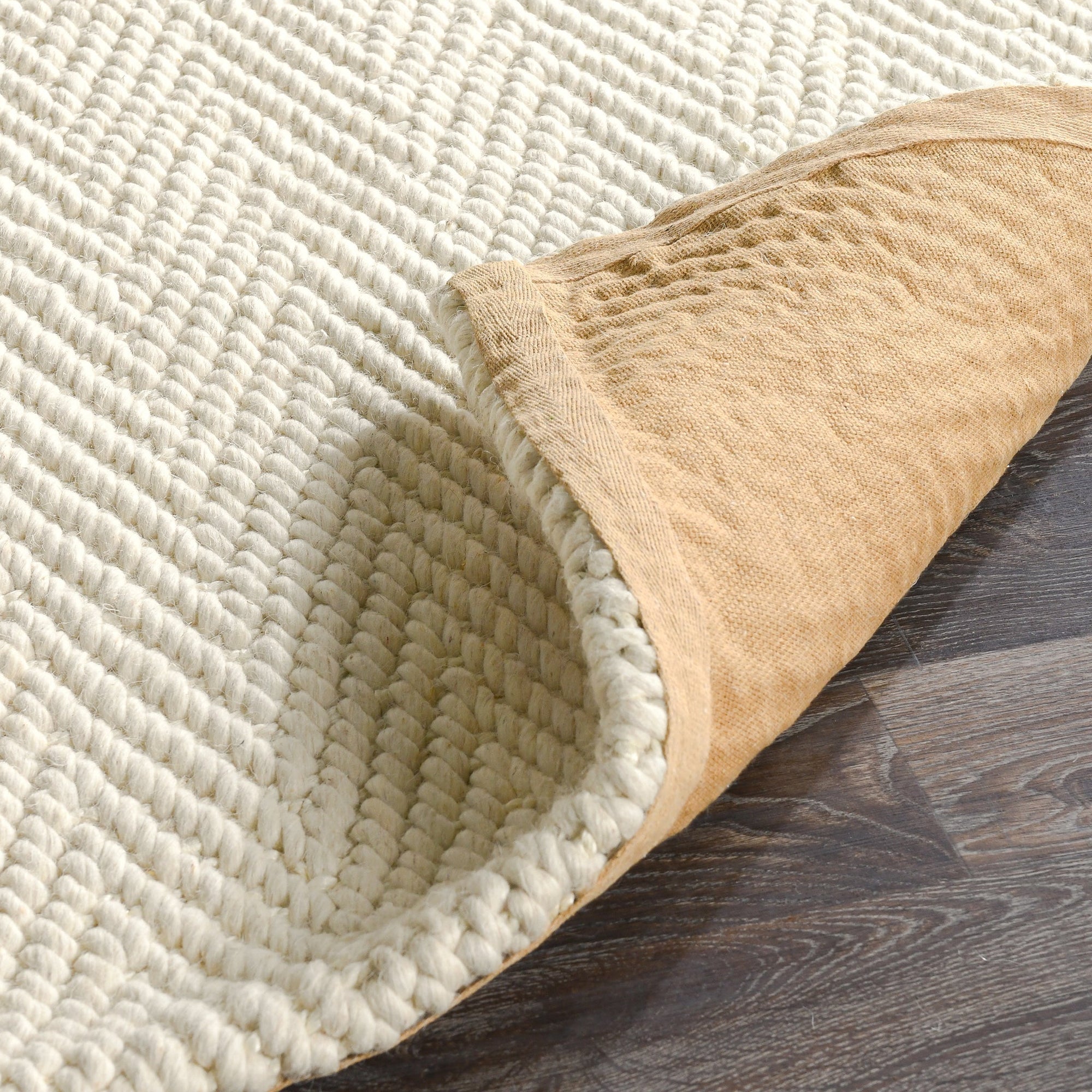 Herringbone Wool/Jute Rug - From Where Finds - 