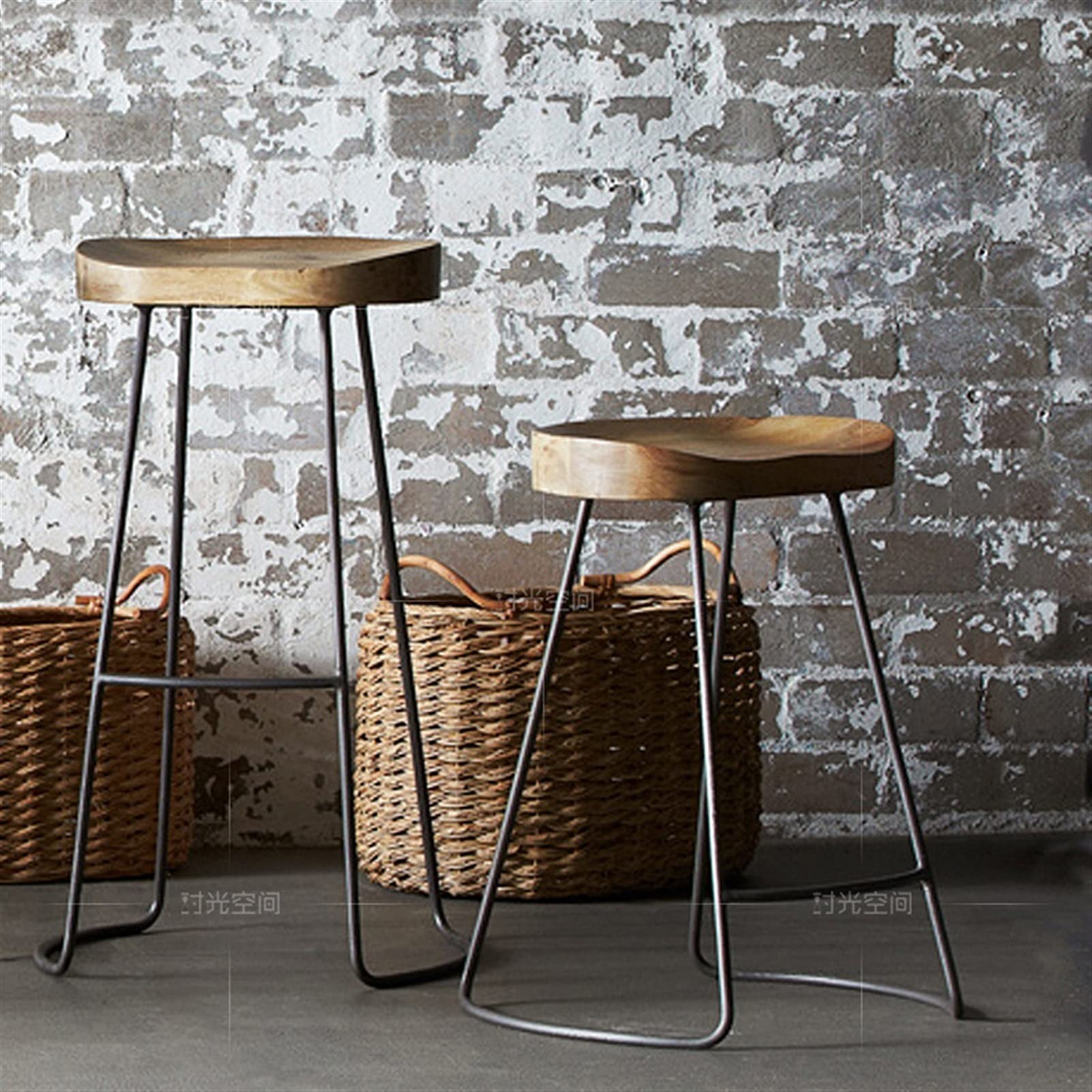 High Bar Stools Set of 3 - From Where - 