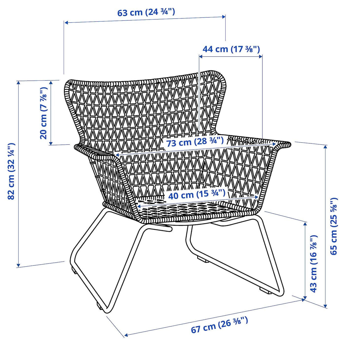 HÖGSTEN Armchair - From Where - 