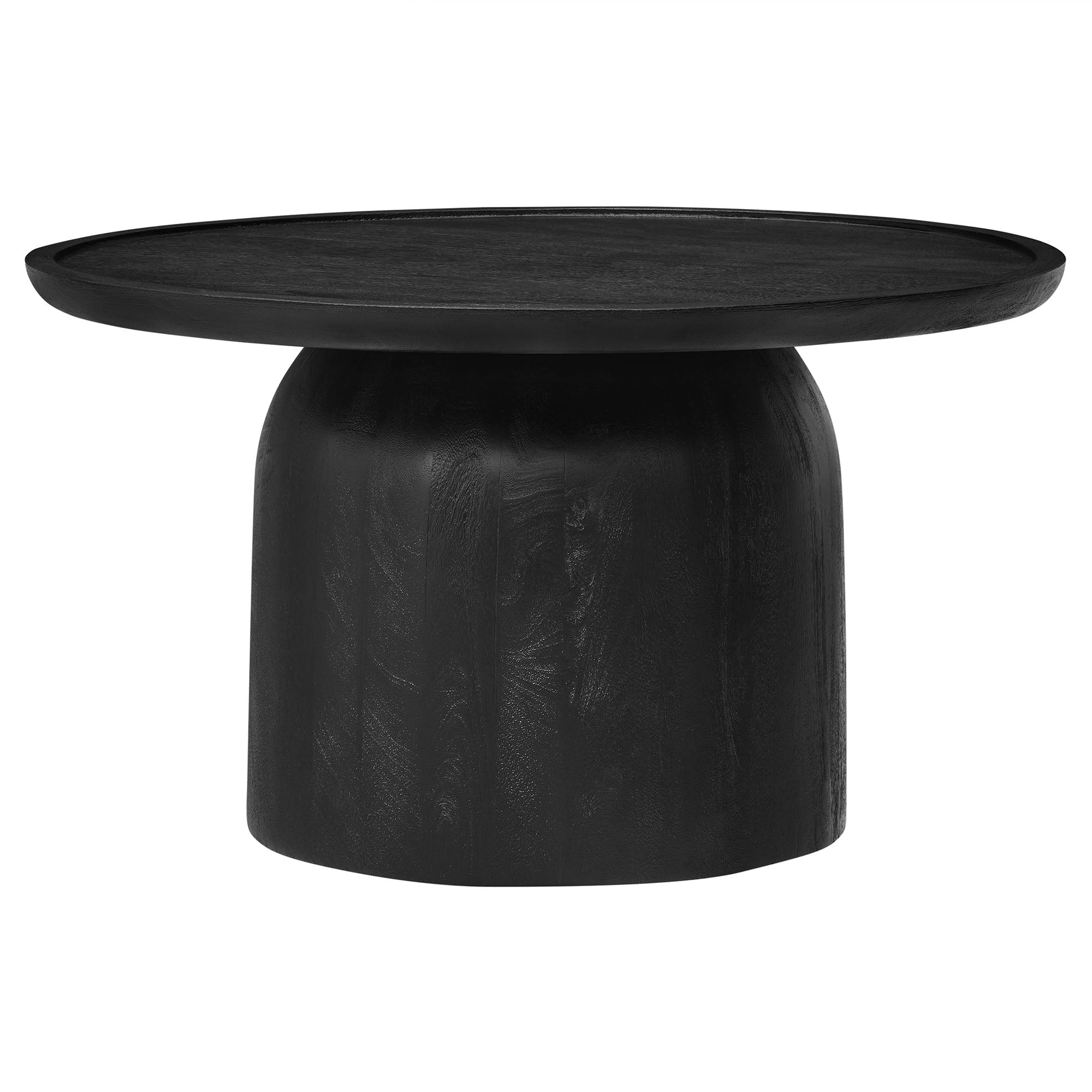 Holloway 30" Round Wood Coffee Table - From Where Finds - 