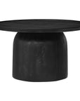 Holloway 30" Round Wood Coffee Table - From Where Finds - 