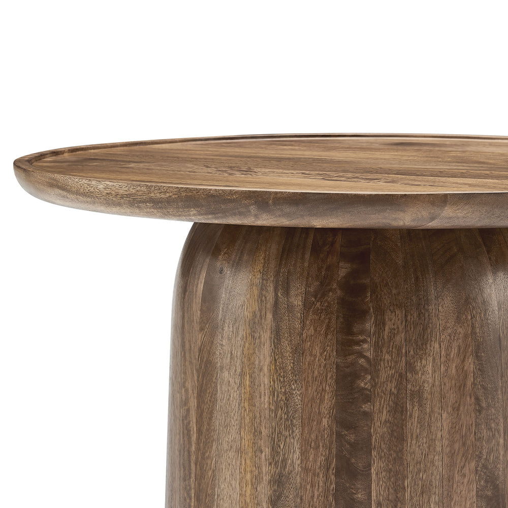 Holloway 30" Round Wood Coffee Table - From Where Finds - 