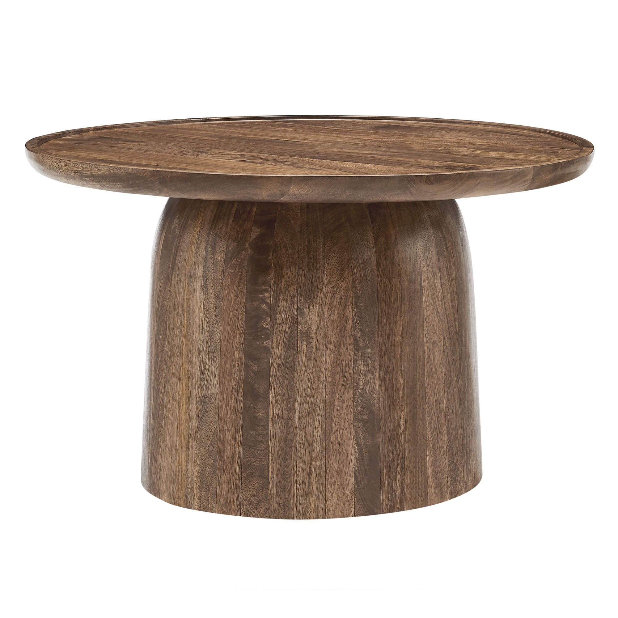Holloway 30" Round Wood Coffee Table - From Where Finds - 