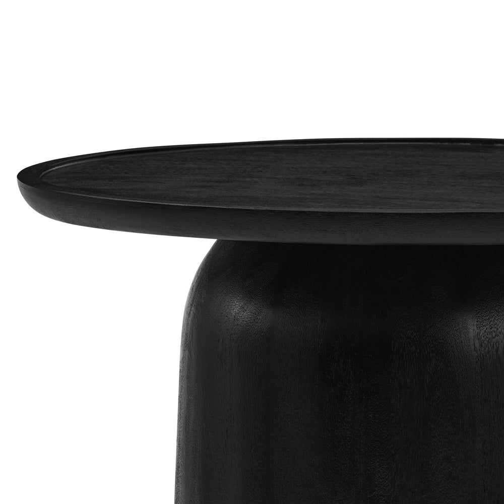 Holloway 30" Round Wood Coffee Table - From Where Finds - 