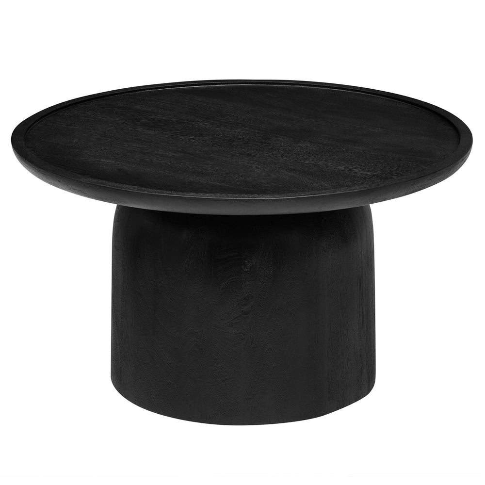 Holloway 30" Round Wood Coffee Table - From Where Finds - 