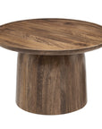 Holloway 30" Round Wood Coffee Table - From Where Finds - 
