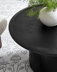 Holloway 30" Round Wood Coffee Table - From Where Finds - 