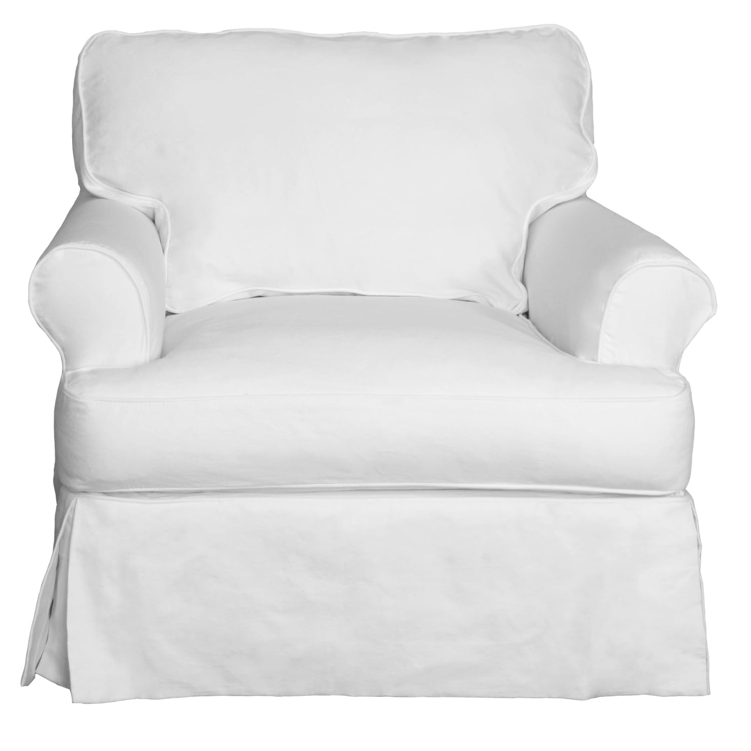 Horizon Slipcovered Chair - From Where - 