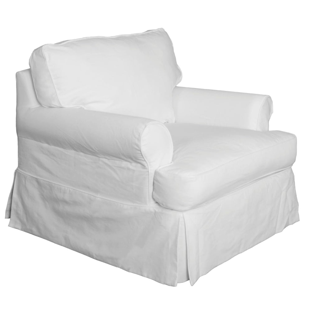Horizon Slipcovered Chair - From Where - 